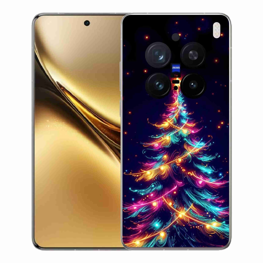 Gél borítás mmCase a Vivo X200 Pro 5G készülékhez - neon karácsonyfa