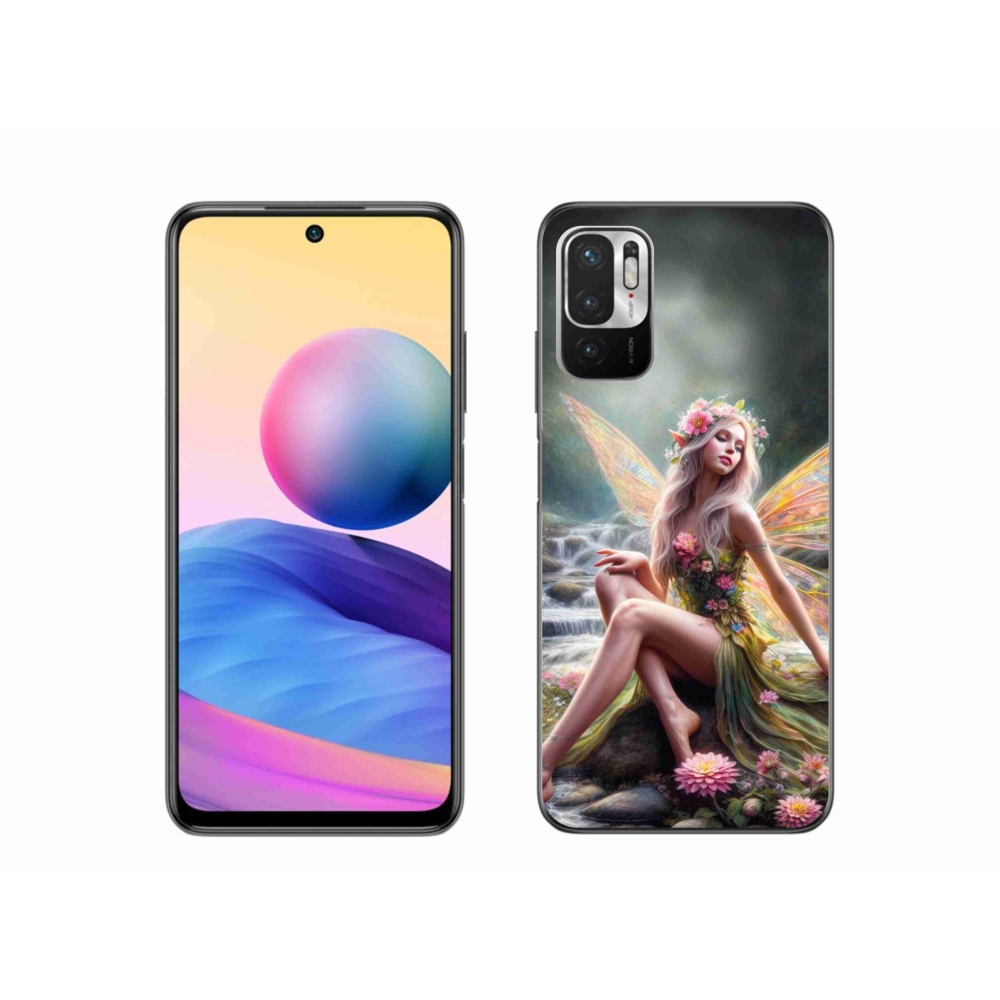 Gél borítás mmCase a Xiaomi Poco M3 Pro/5G - pillangó nőhöz 1