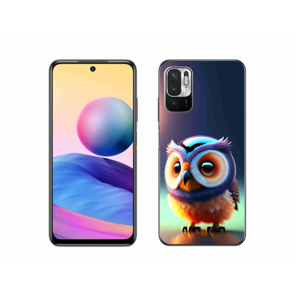 Gél borítás mmCase a Xiaomi Redmi Note 10 5G számára - bagoly