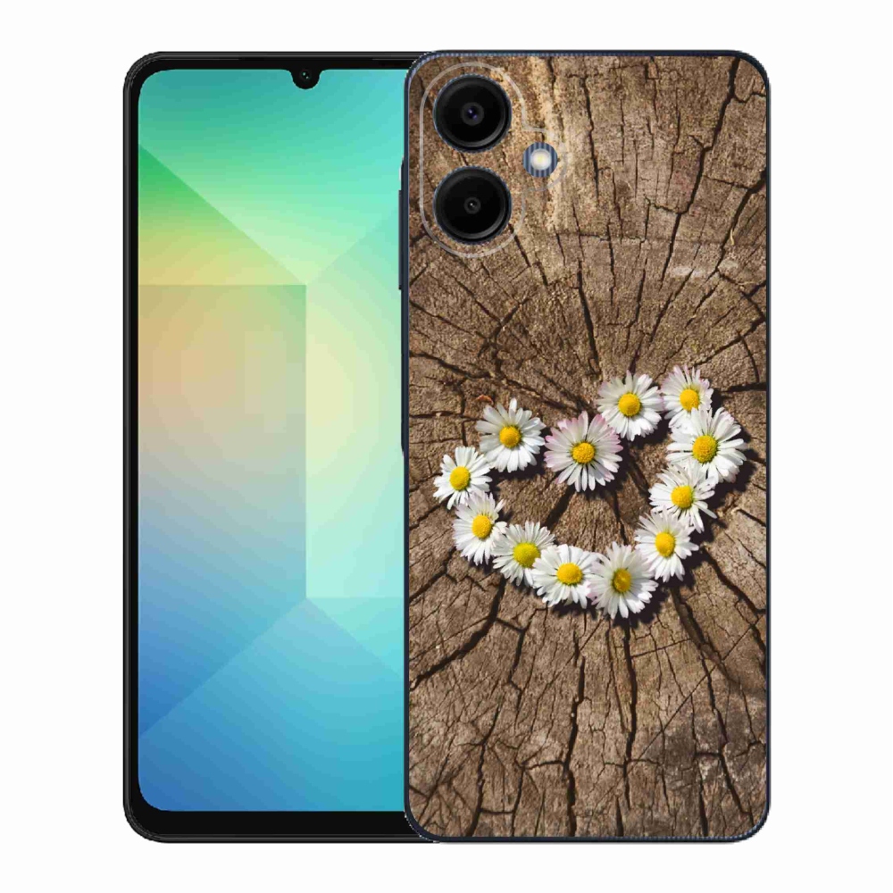 Gél védőhuzat mmCase Samsung Galaxy A06 4G - Százszorszépek szíve