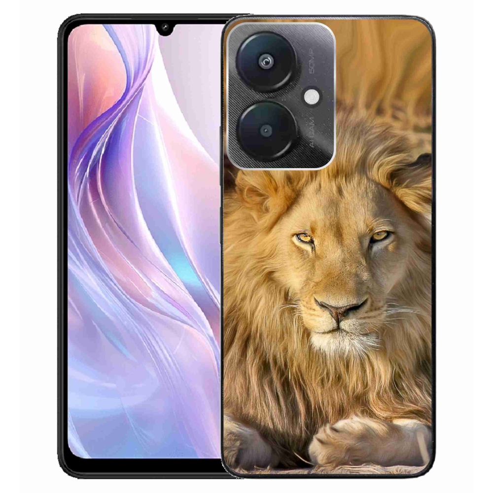 Gél borítás mmCase a Xiaomi Redmi 13C 5G - Lion 2 számára