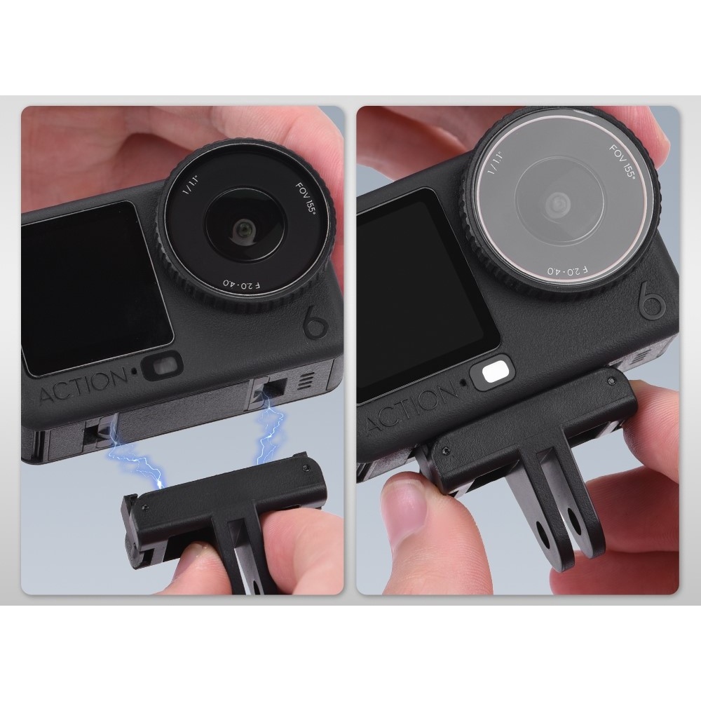 FLYMILE mágneses gyorskioldó adapter DJI Osmo Nano és Action 6 kamerákhoz