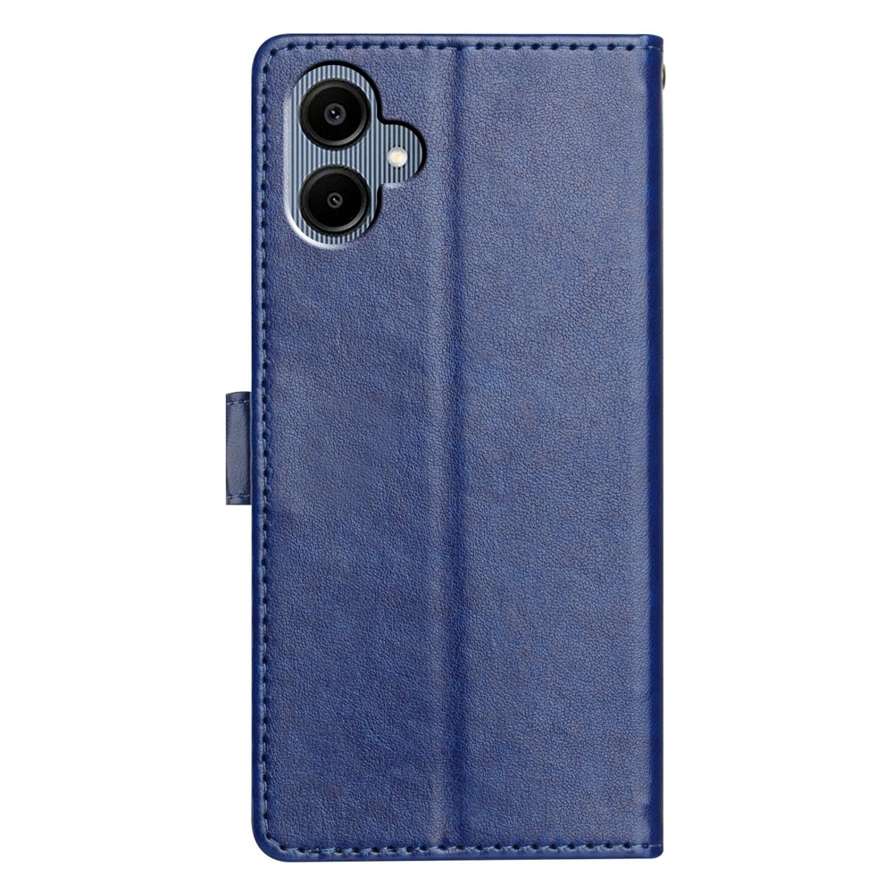 Vérrögök könyv tok Samsung Galaxy A07 4G-hez - kék