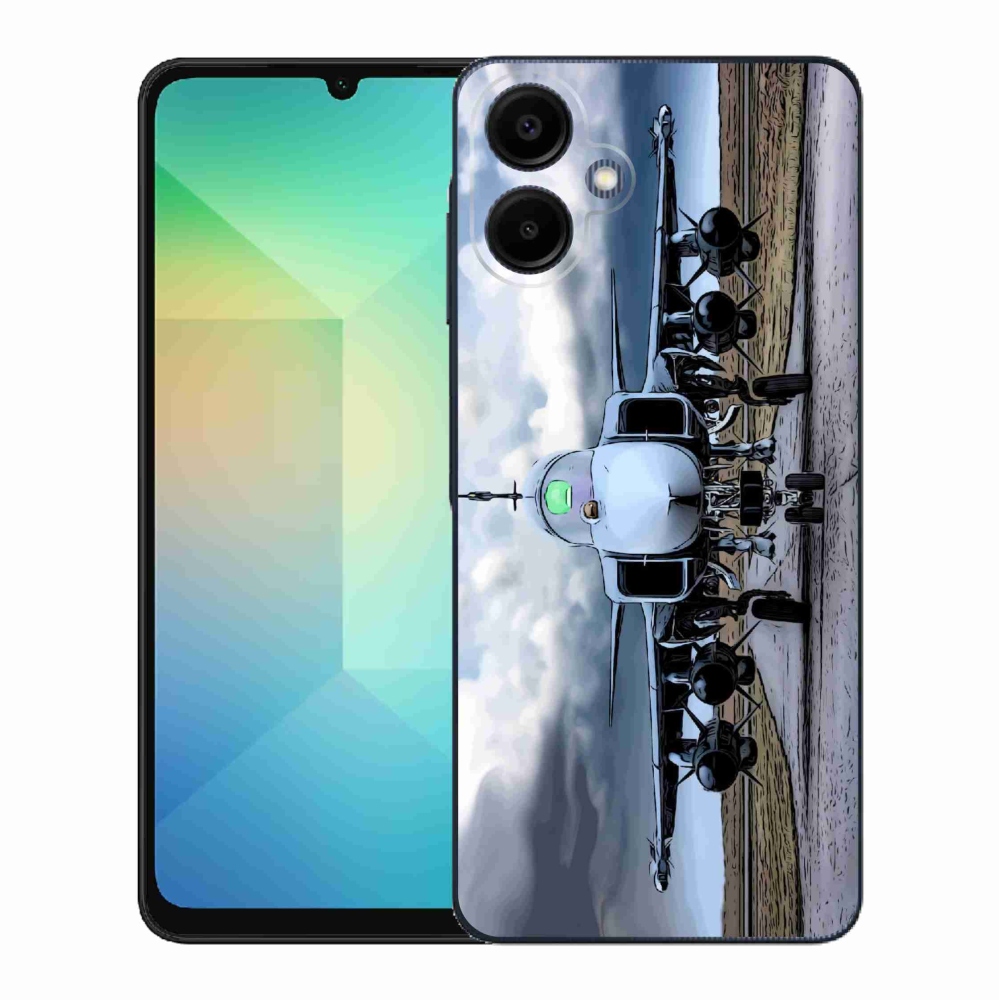 Gél borítás mmCase Samsung Galaxy A06 4G - katonai repülőgépekhez