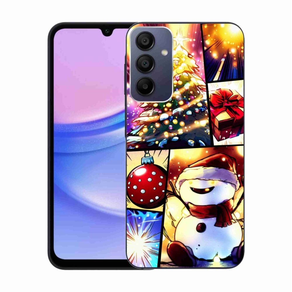 Gél borítás mmCase Samsung Galaxy A15 4G/5G - Karácsonyi motívumok 1