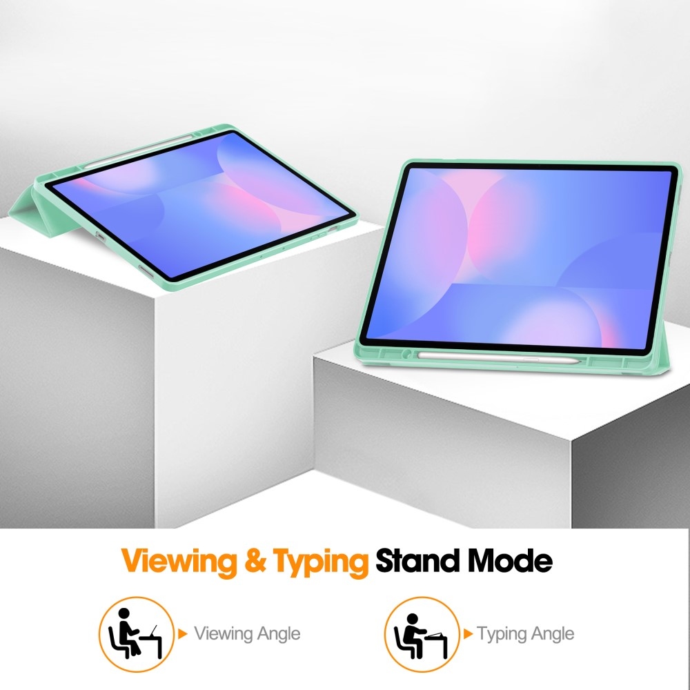 Cases intelligens záró tok Samsung Galaxy Tab S10 FE+ - világoszöld