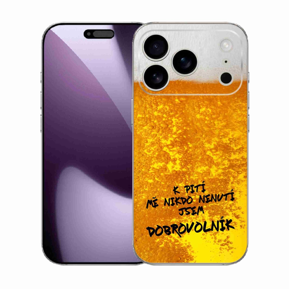 Gél borítás mmCase iPhone 17 Pro készülékhez - sör motívum 4