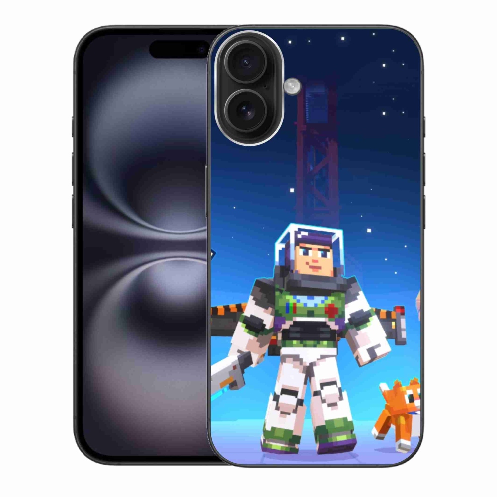 Zselés borítás mmCase iPhone 16 Plus készülékhez - minecraft 2