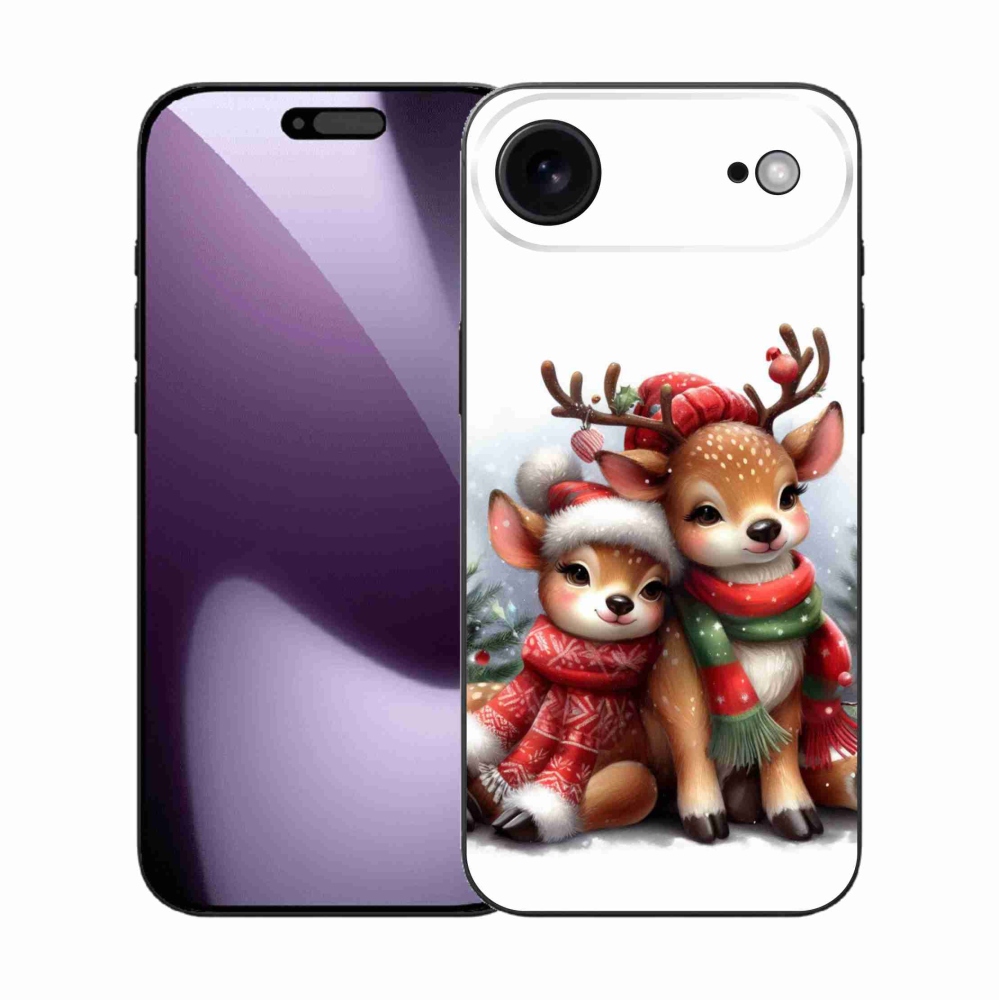 Zselés borítás mmCase iPhone 17 Air készülékhez - karácsonyi rénszarvas
