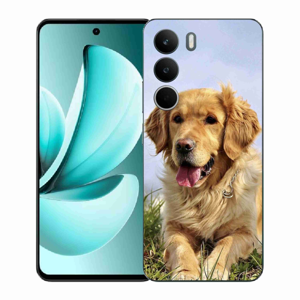 Gél borítás mmCase a Realme C71 készülékhez - arany retriever