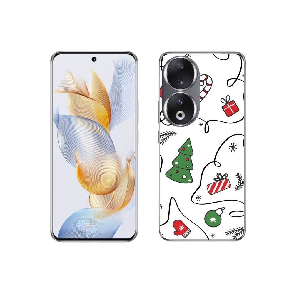 Zselés borító mmCase a Honor 90 készülékhez - karácsonyi motívumok