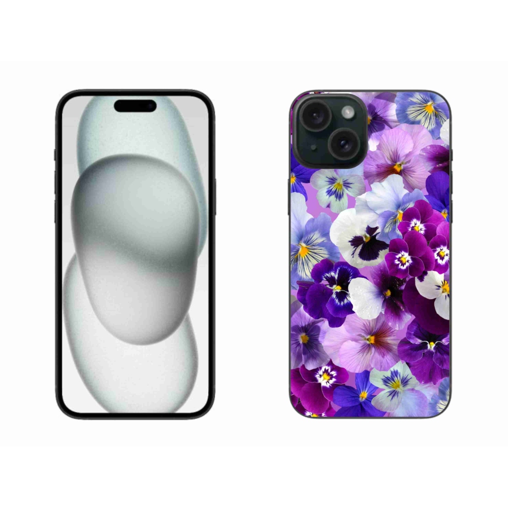 Gél borítás mmCase iPhone 15 Plus készülékhez - virágok 9