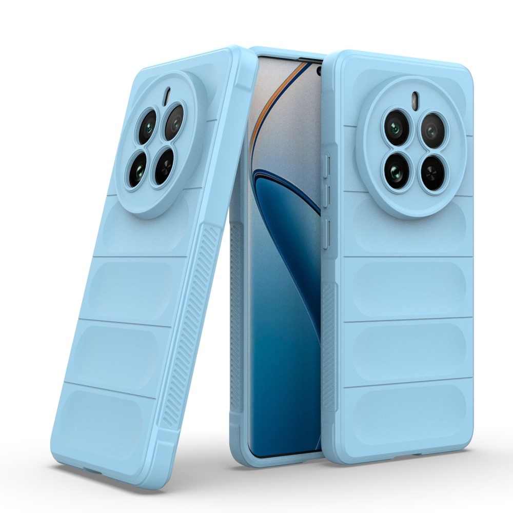 Rugg tartós zselés tok a Realme 12 Pro 5G/12 Pro+ 5G készülékhez - világoskék színű