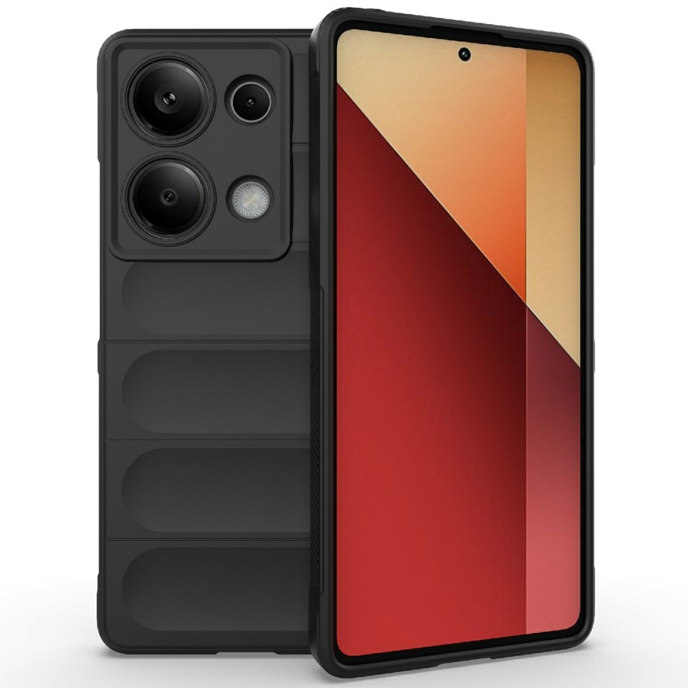 Rugg tartós zselés tok Xiaomi Redmi Note 14S-hez - fekete