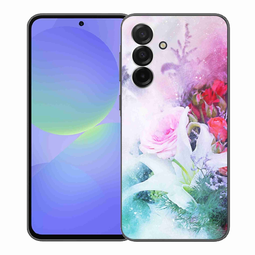 Gél borító mmCase Samsung Galaxy A36 5G - virágok 4