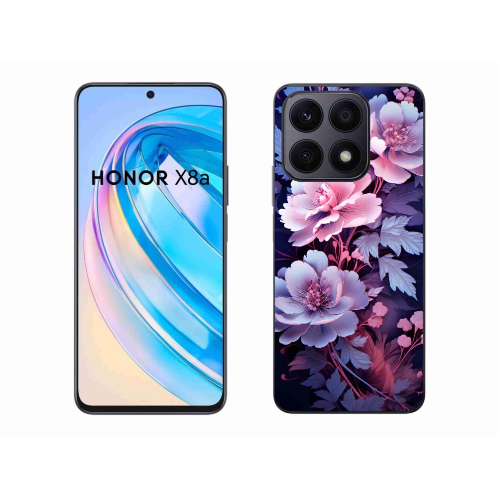 Zselés borítás mmCase a Honor X8a készülékhez - virág 11