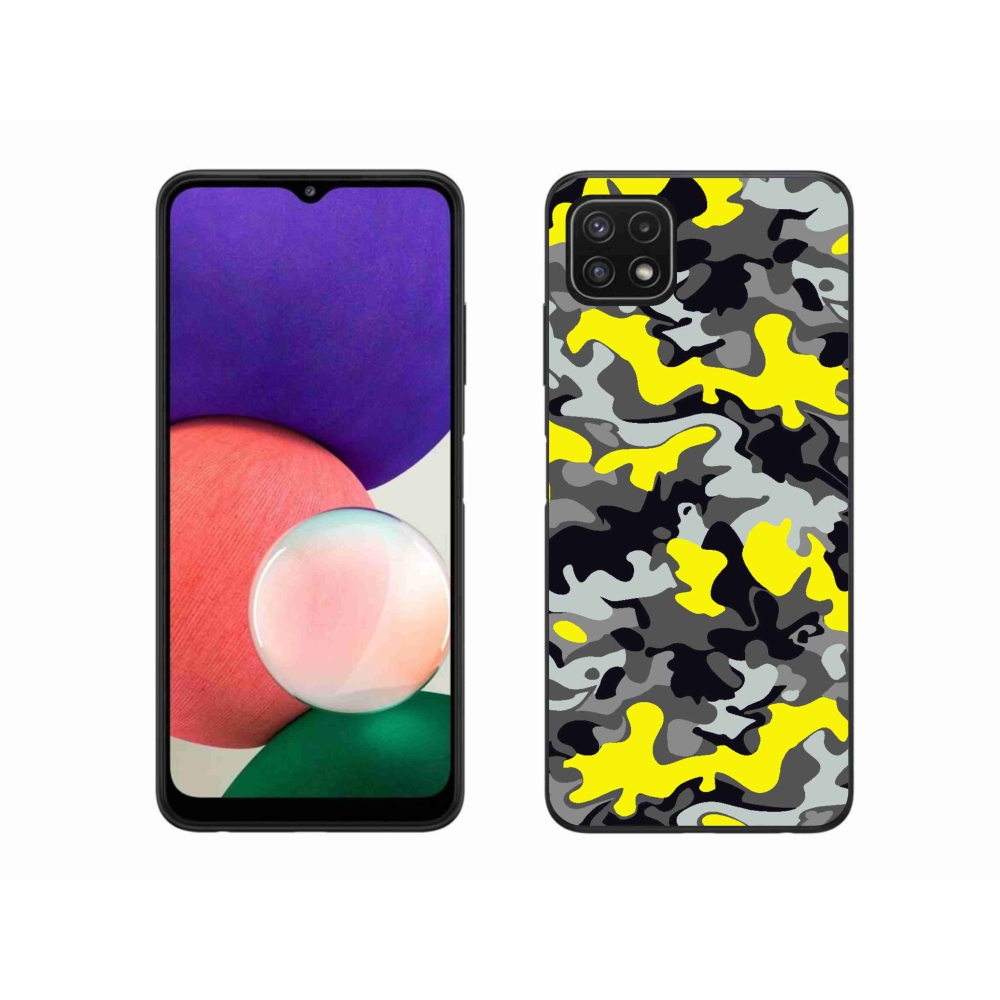 Zselés borítás mmCase Samsung Galaxy A22 5G - terepszínű minta 6
