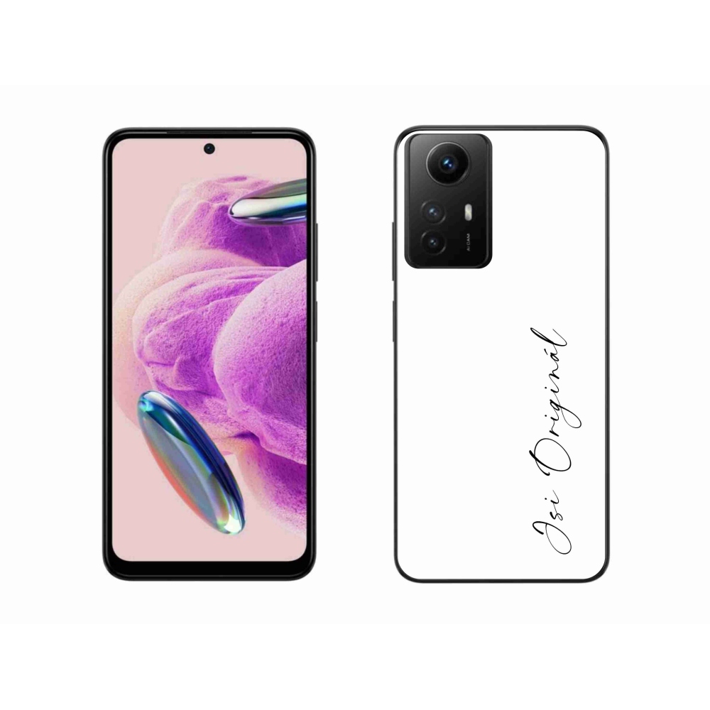 Gél borító mmCase a Xiaomi Redmi Note 12S - te vagy az eredeti fehér háttérrel