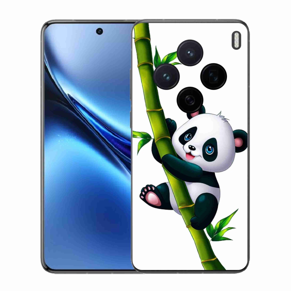 Gél borító mmCase a Vivo X200 5G készülékhez - panda a bambuszon