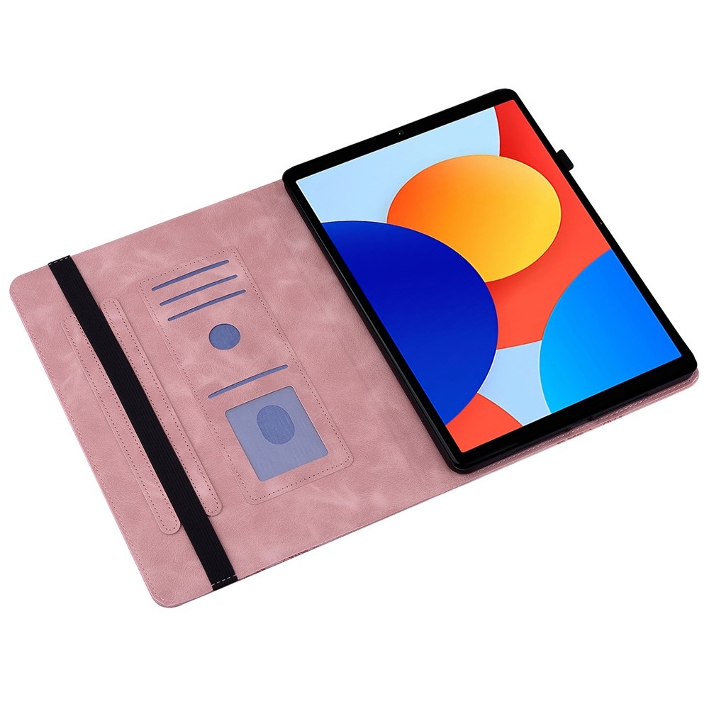 Szívvel zárható táblagép tok Xiaomi Redmi Pad SE 8.7 - rózsaszín