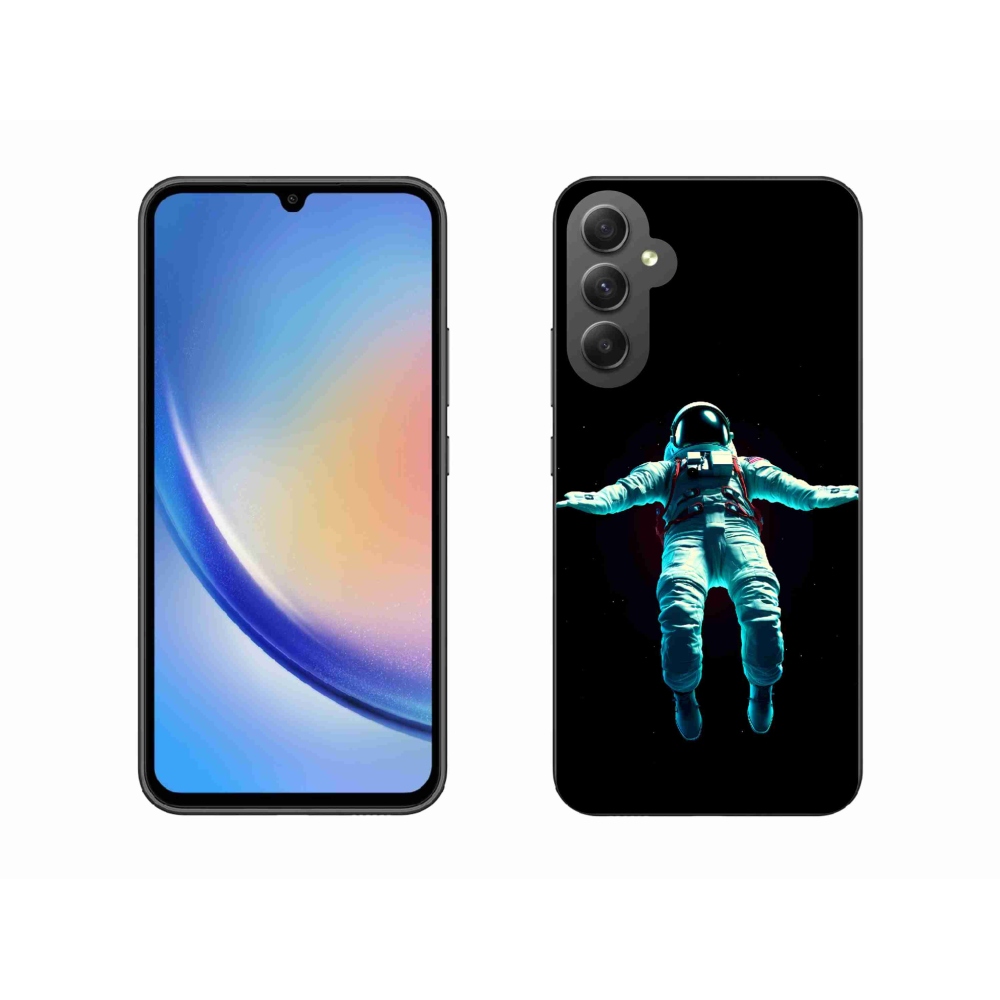 Gél borítás mmCase Samsung Galaxy A34 5G - űrhajóshoz