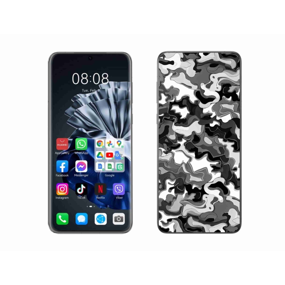 Gél borítás mmCase a Huawei P60 Pro készülékhez - álcázó minta 3