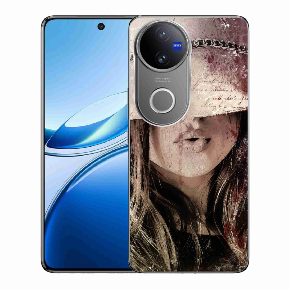 Zselés borítás mmCase a Vivo V50 5G-n - lány