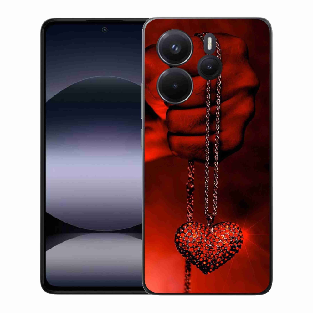 Gél borítás mmCase a Xiaomi Redmi Note 14-hez - nyaklánc