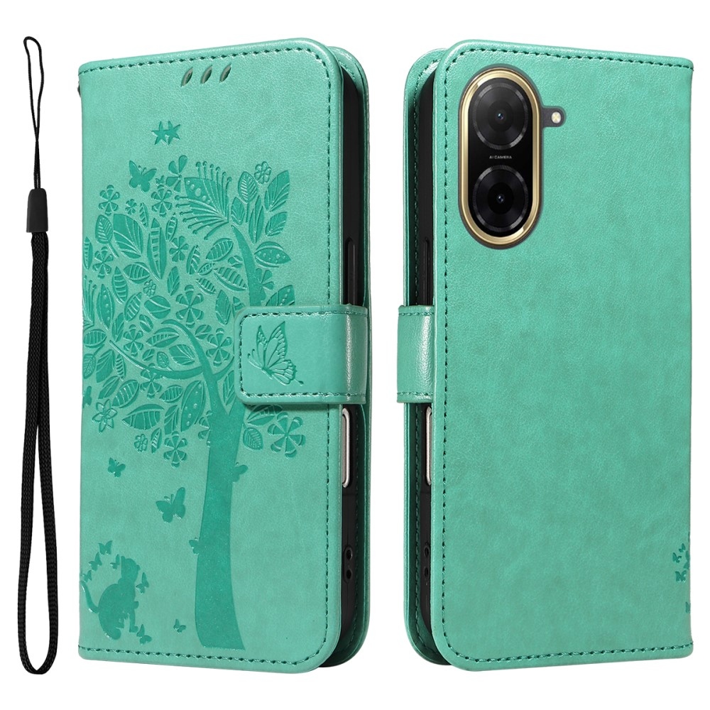 Fák könyve tok Xiaomi Redmi A5 (171.7x77.8x8.3mm) - teáskék színben