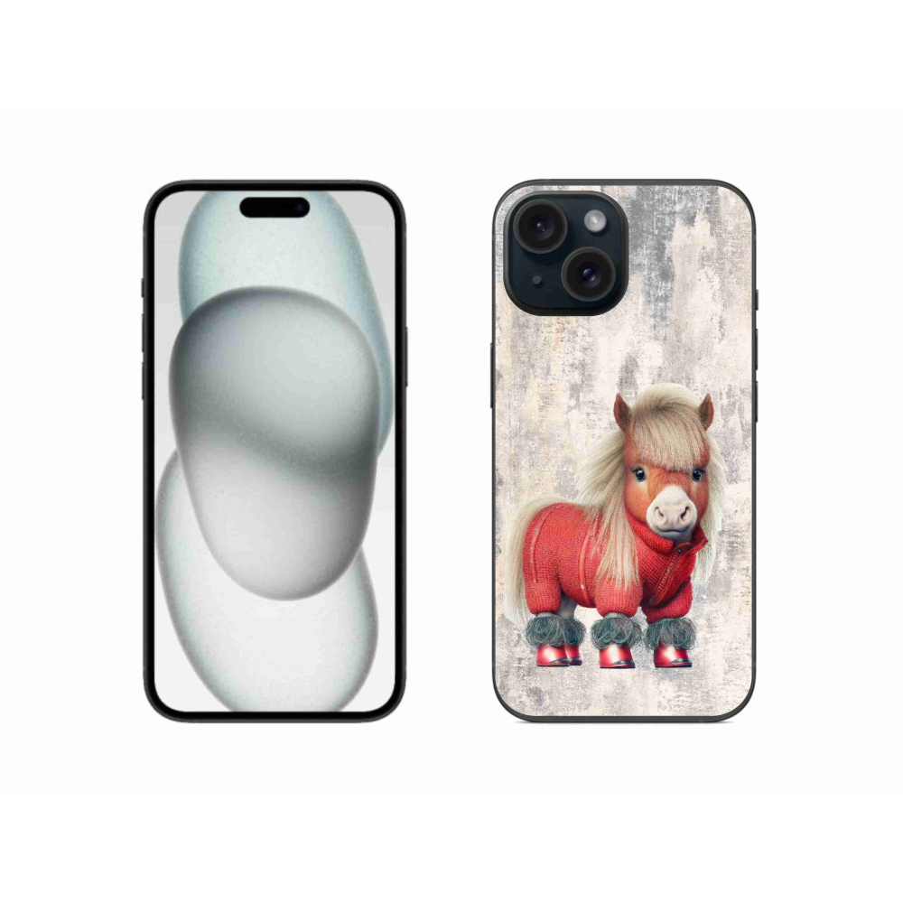 Zselés borítás mmCase iPhone 15 - póni pulóverhez