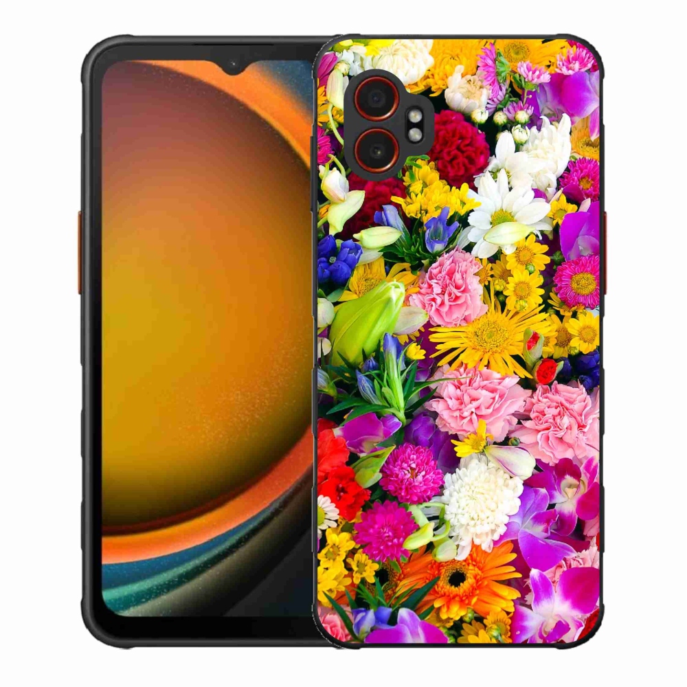 Gél borítás mmCase a Samsung Galaxy Xcover 7 Pro készülékhez - virág 12
