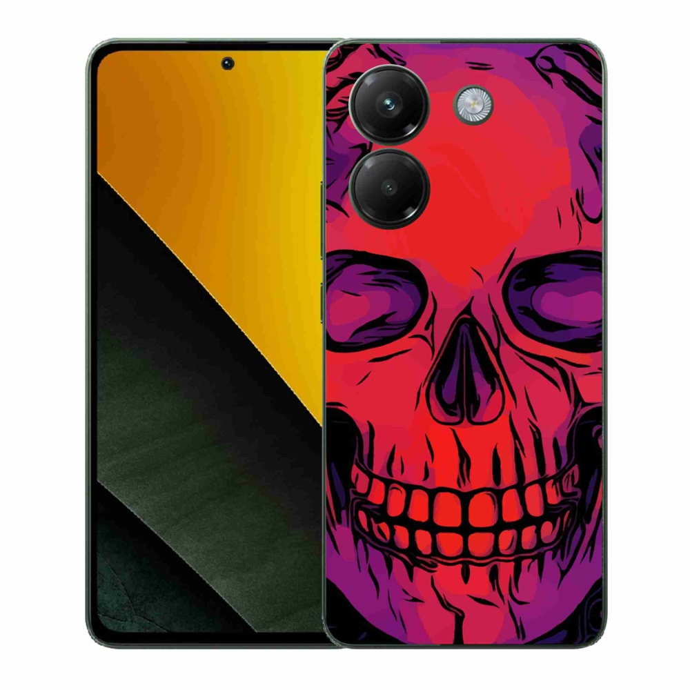 Gél borítás mmCase a Xiaomi Poco M7 Pro 5G-hez - koponya