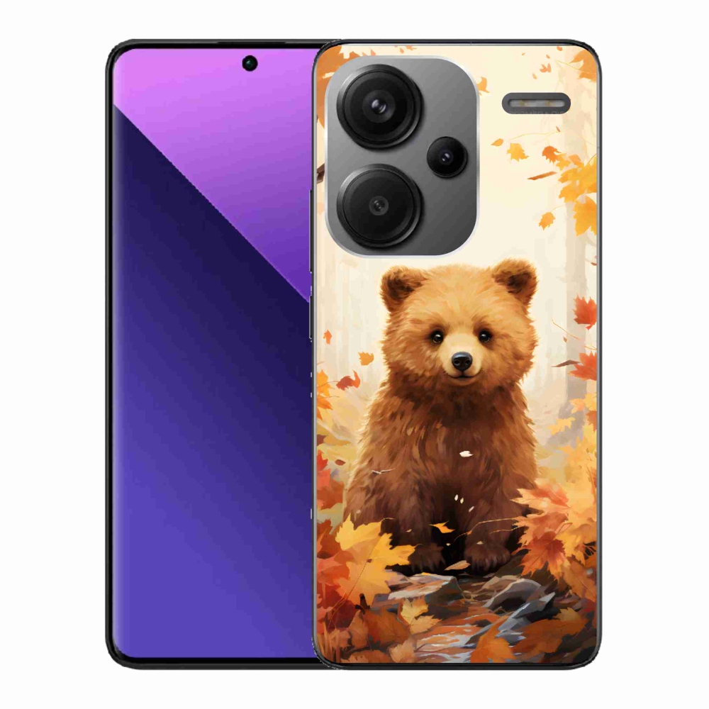 Zselés borítás mmCase a Xiaomi Redmi Note 13 Pro+ 5G - medve az erdőben