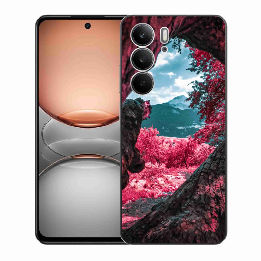 Gél borítás mmCase a Realme C75 készülékhez - hegyi kilátás