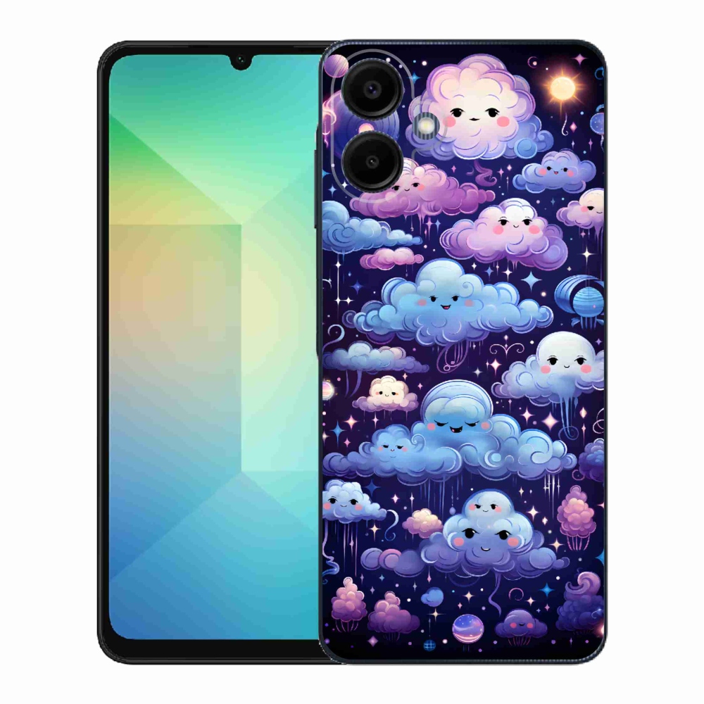 Gél borítás mmCase Samsung Galaxy A06 4G - felhőkhöz