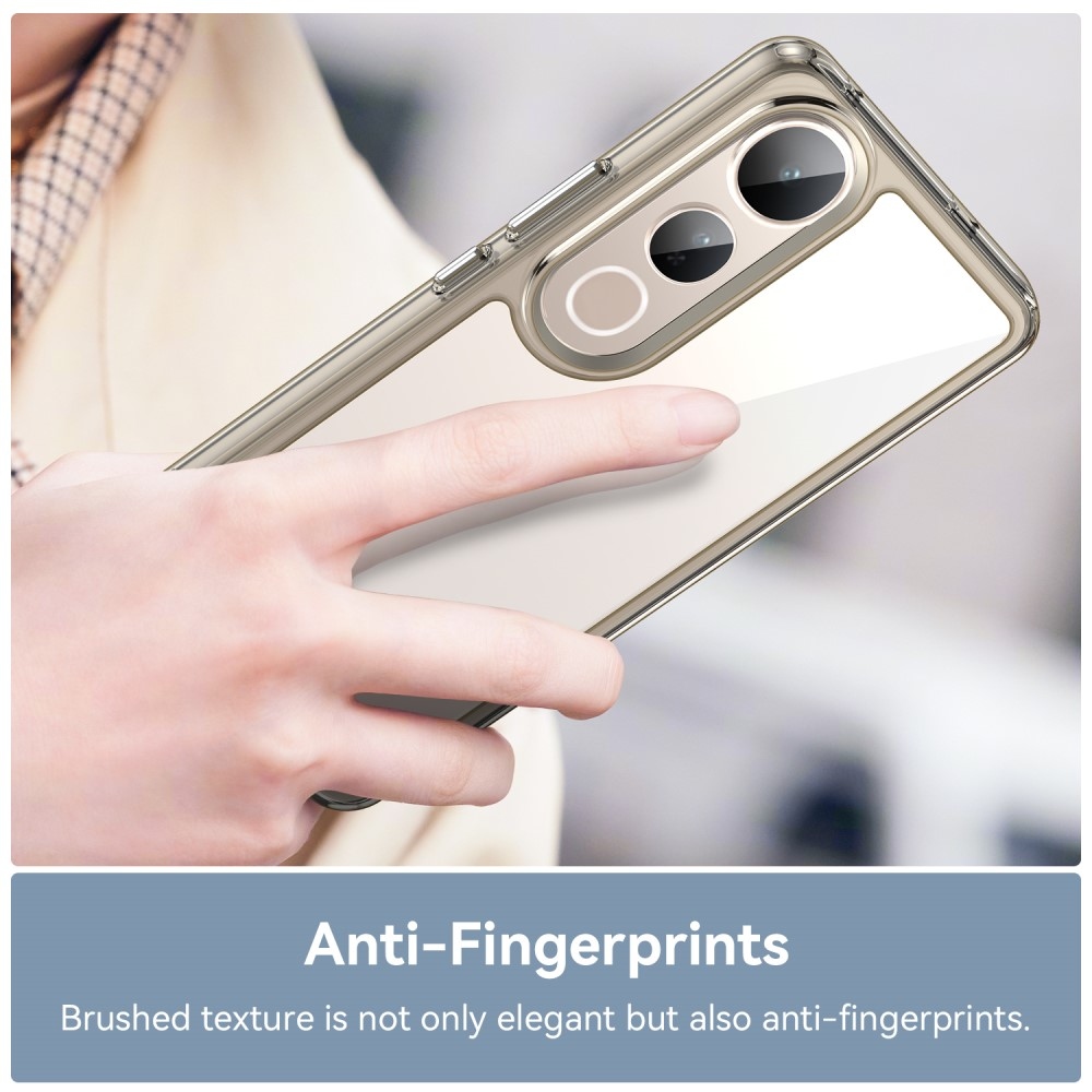 Gél tok fix hátlappal a Vivo V50 Lite 4G/5G készülékhez - szürke