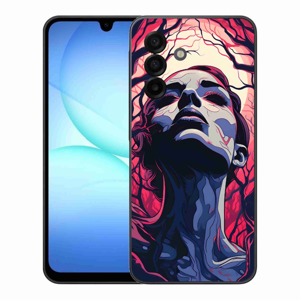 Gél borítás mmCase Samsung Galaxy A17 4G/5G - absztrakt arc