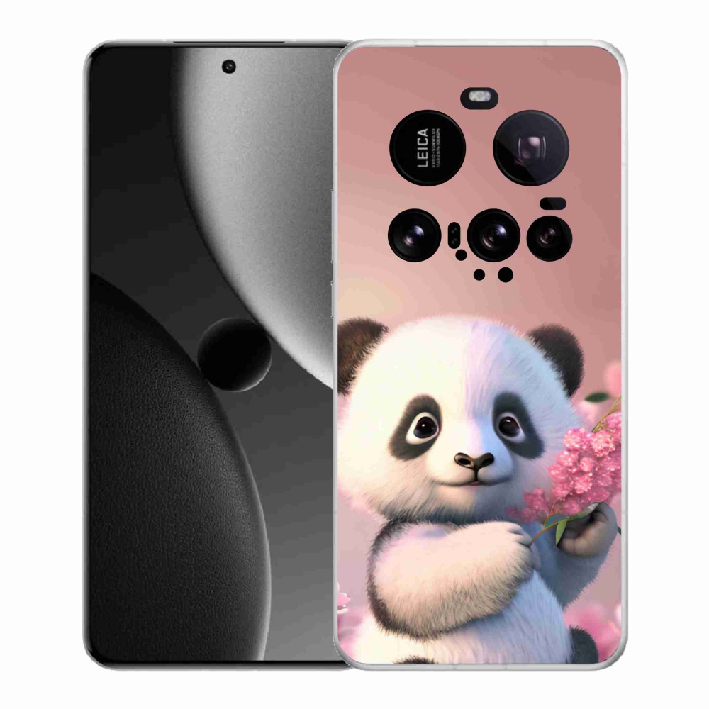 Gél borítás mmCase a Xiaomi 15 Ultra számára - aranyos panda