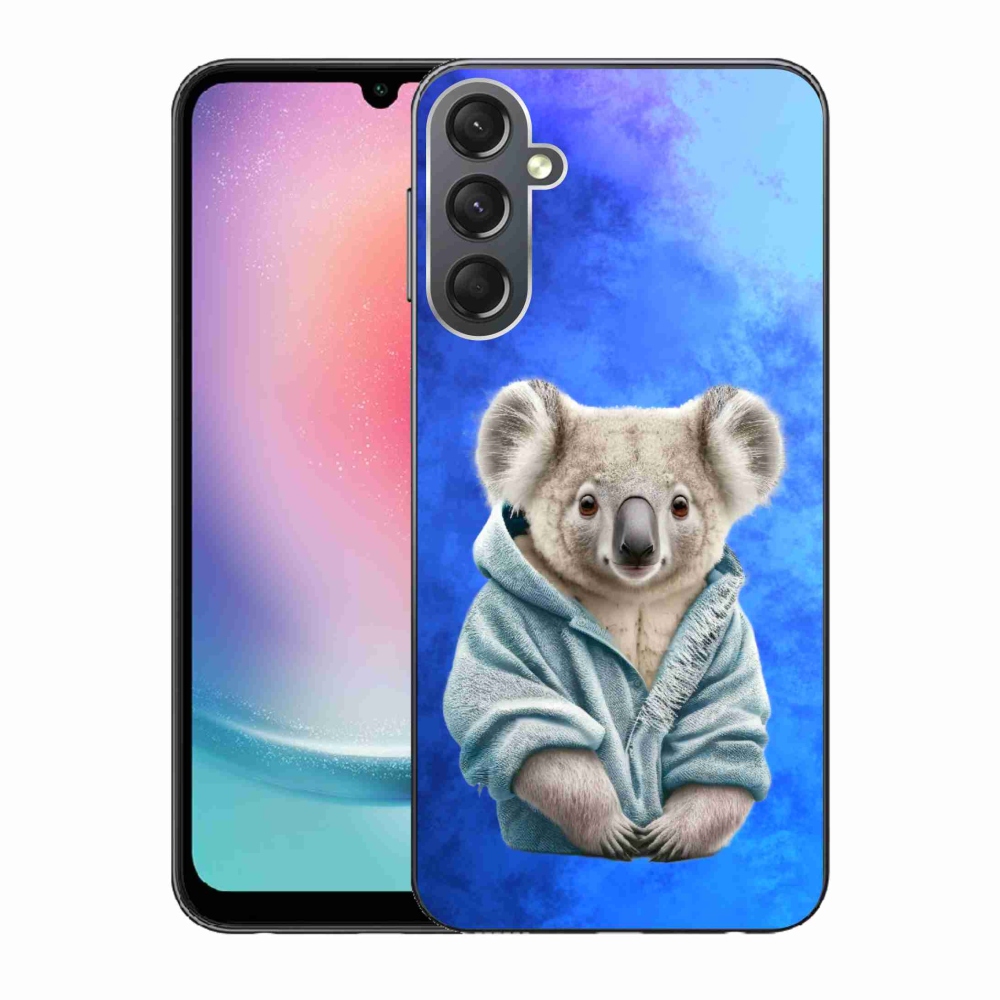 Zselés borítás mmCase Samsung Galaxy A24 készülékhez - koala pulóverben