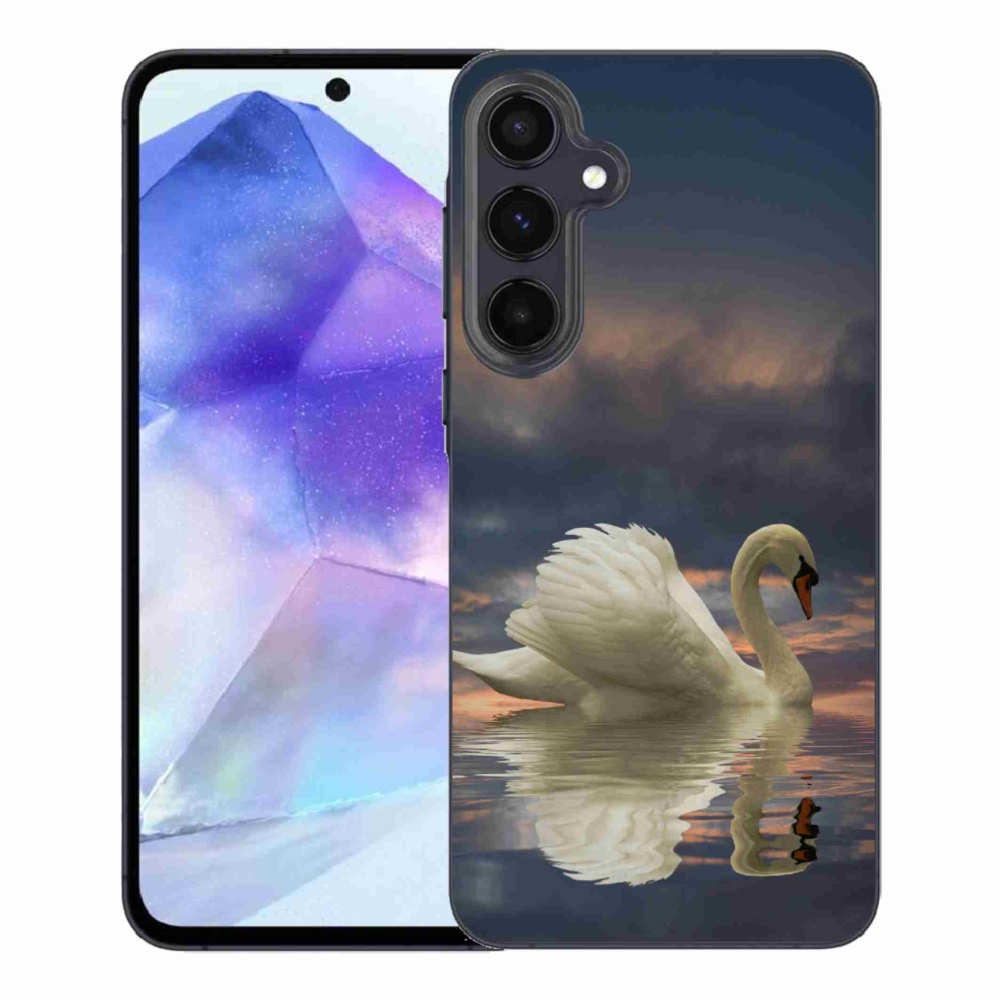 Zselés borítás mmCase Samsung Galaxy A55 5G - hattyú