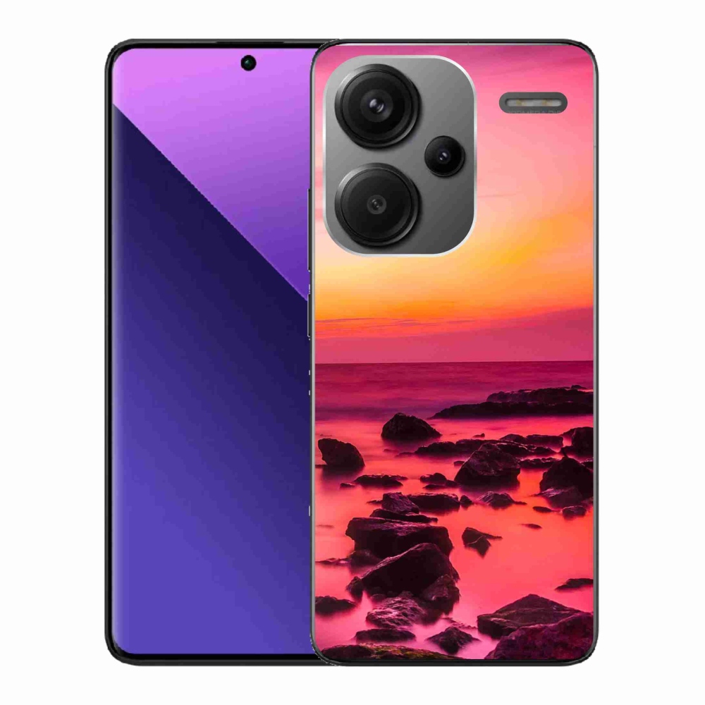 Gél borítás mmCase a Xiaomi Redmi Note 13 Pro+ 5G számára - tenger és ragyogás
