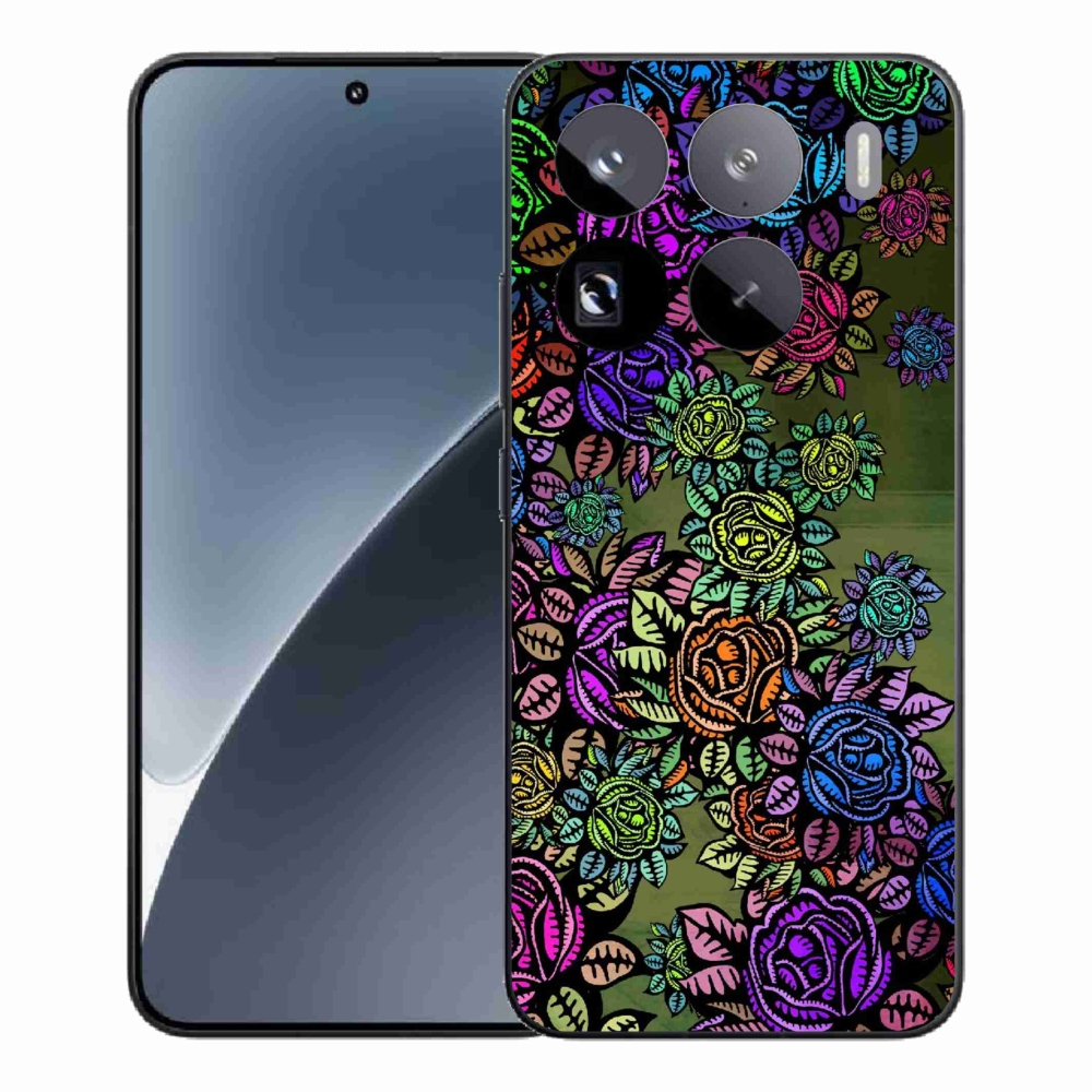 Gél borítás mmCase a Xiaomi 15 Pro számára - virágok 6