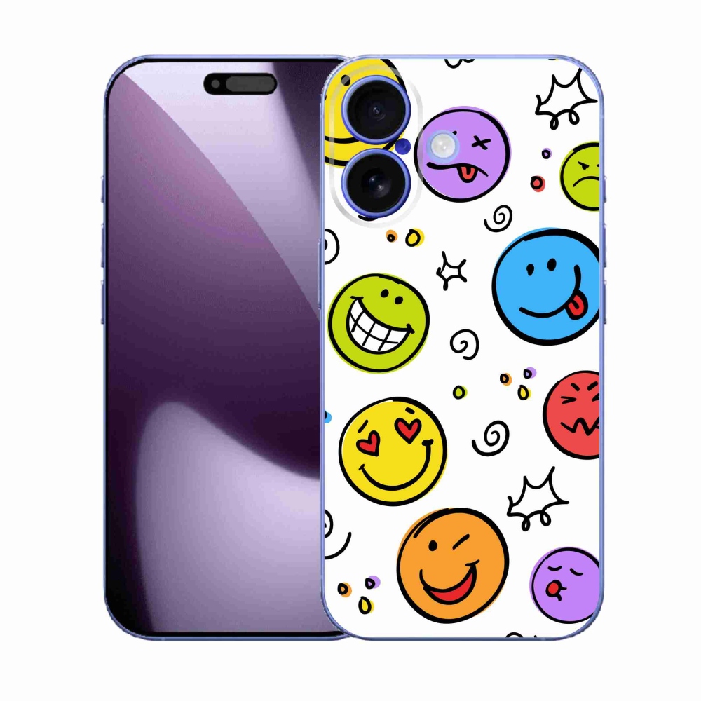 Gél borítás mmCase iPhone 17 készülékhez - smiley-k