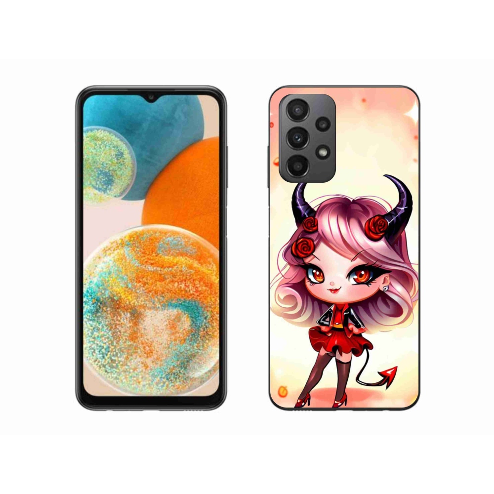 Gél borítás mmCase Samsung Galaxy A23 4G/5G - rajzfilm ördög