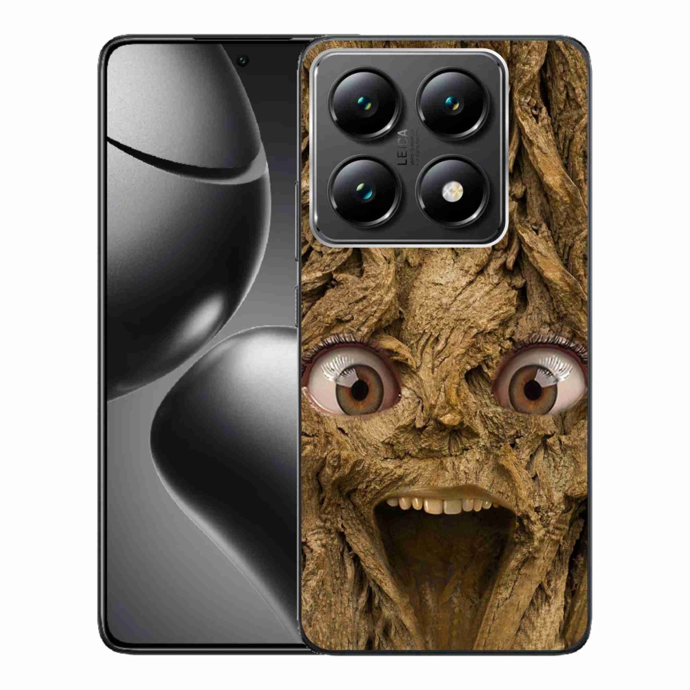 Gél borító mmCase a Xiaomi 14T Pro számára - boldog fa szemekkel