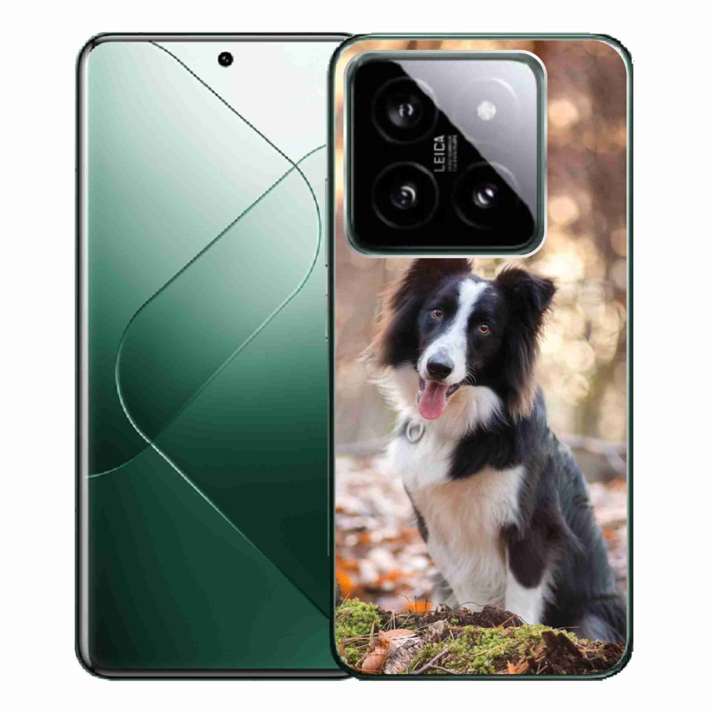 Gél tok mmCase a Xiaomi 14 Pro-hoz - border colie 1