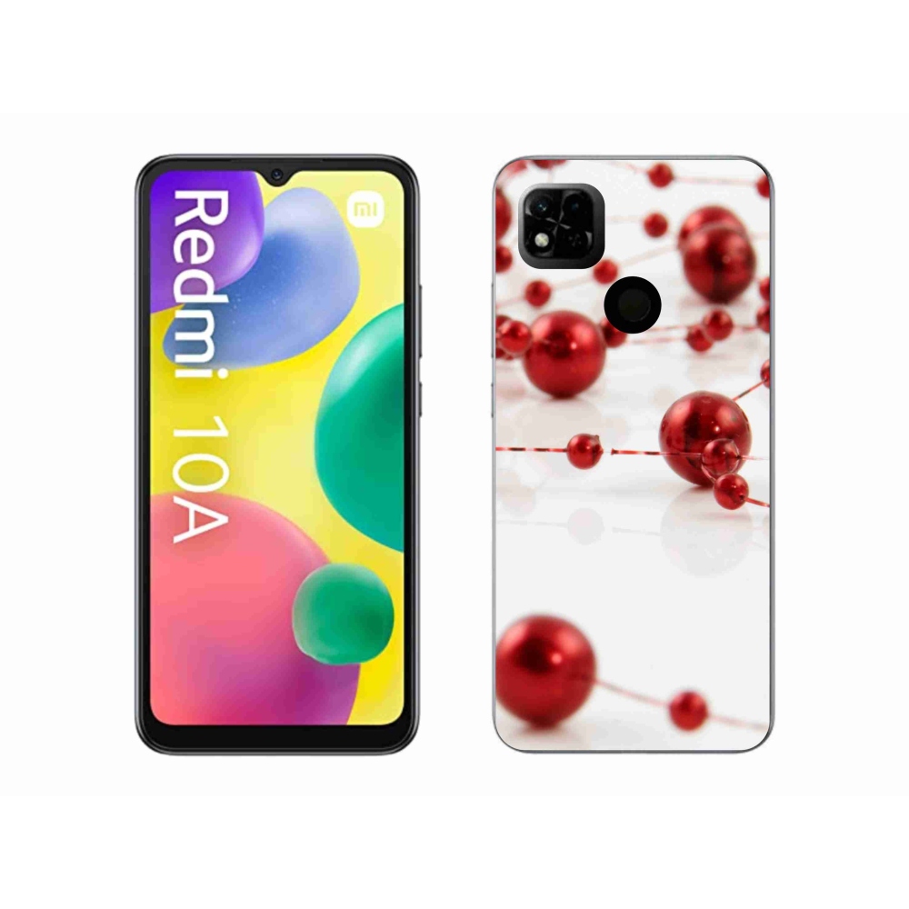 Gél borítás mmCase a Xiaomi Redmi 10A számára - karácsonyi lánc