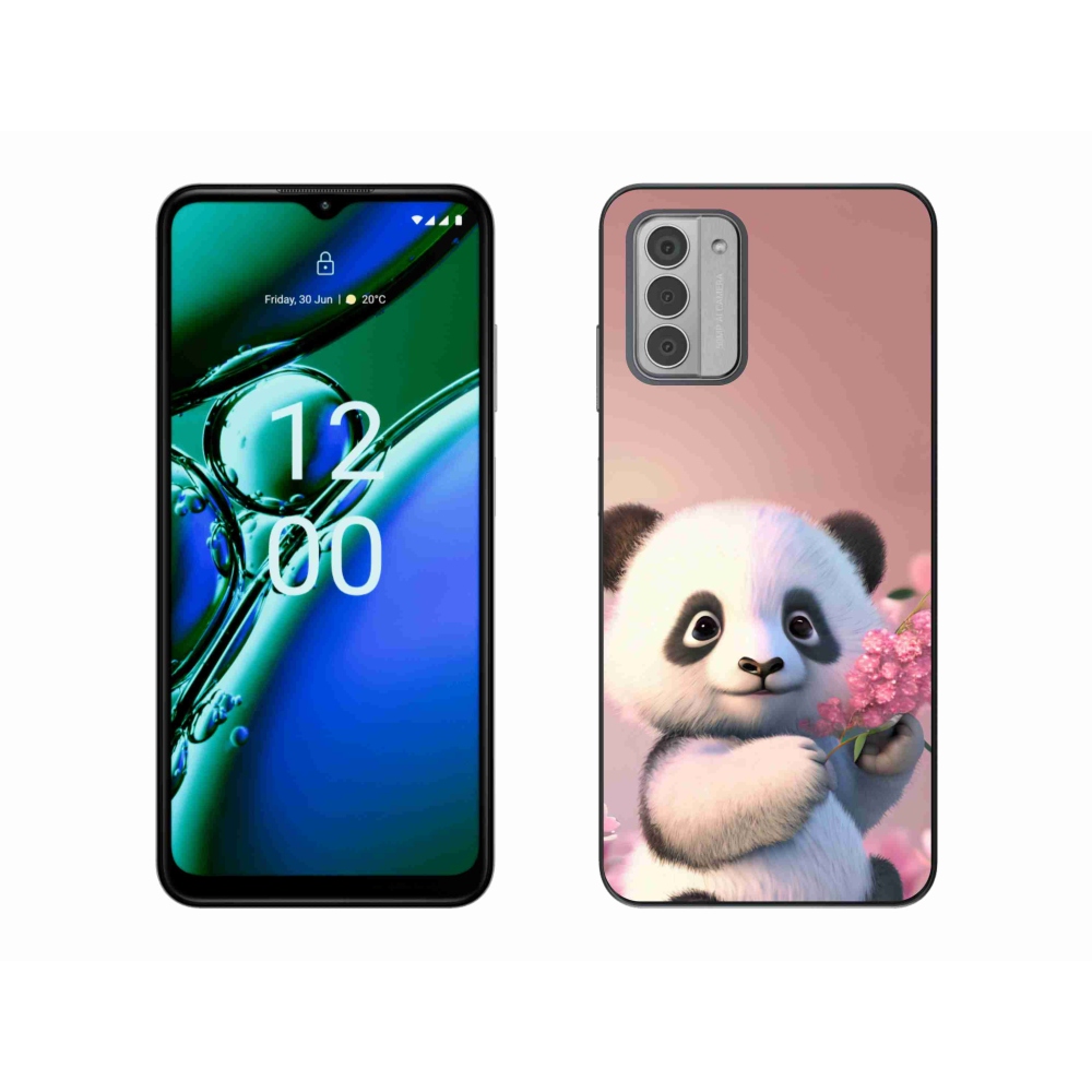 Gél borító mmCase a Nokia G42 készülékhez - aranyos panda