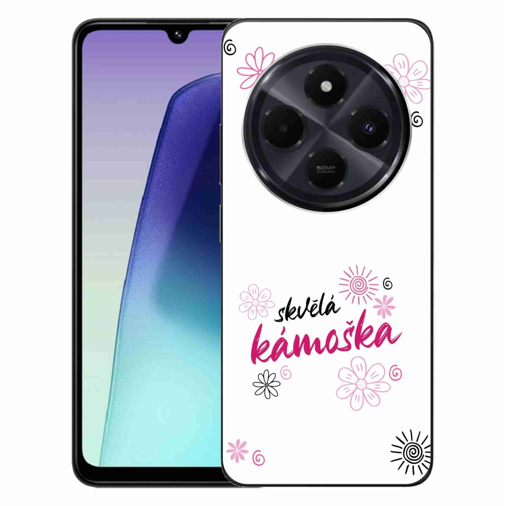 Gél borítás mmCase a Xiaomi Redmi 14C/Poco C75-hez - nagyszerű barát fehér háttérrel