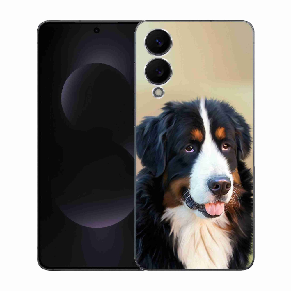 Gél borítás mmCase Samsung Galaxy S25 Edge készülékhez - Berni hegyi kutya